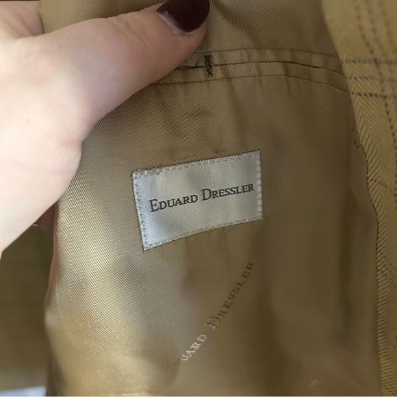 EDUARD DRESSLER Mens Wool Silk Blazer / Jacket - Picture 4 of 9